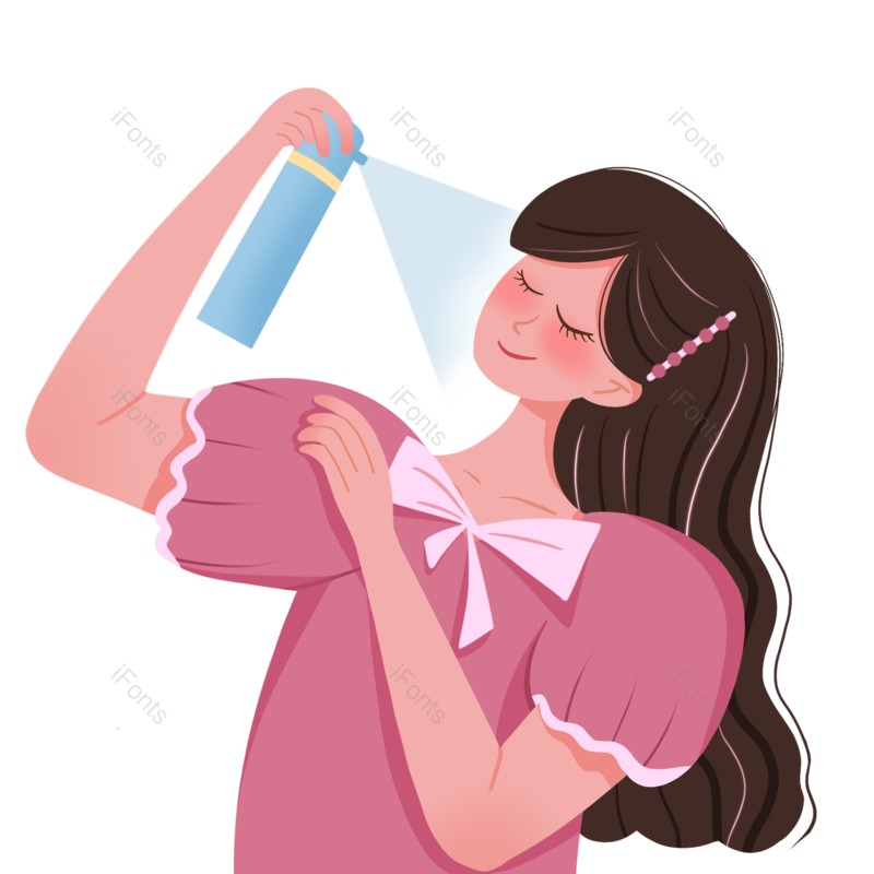 人物图片,女生节元素,化妆PNG,美妆免抠素材